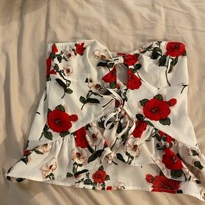 Nasty Gal Floral Top
